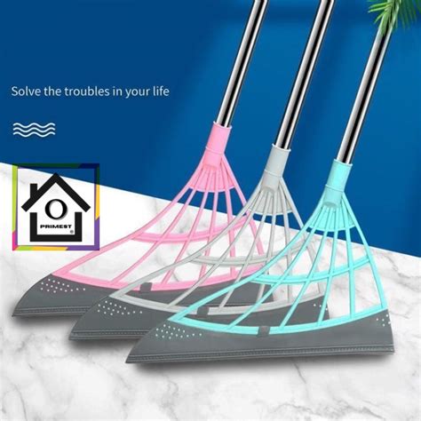 Magical pressing silicond broom